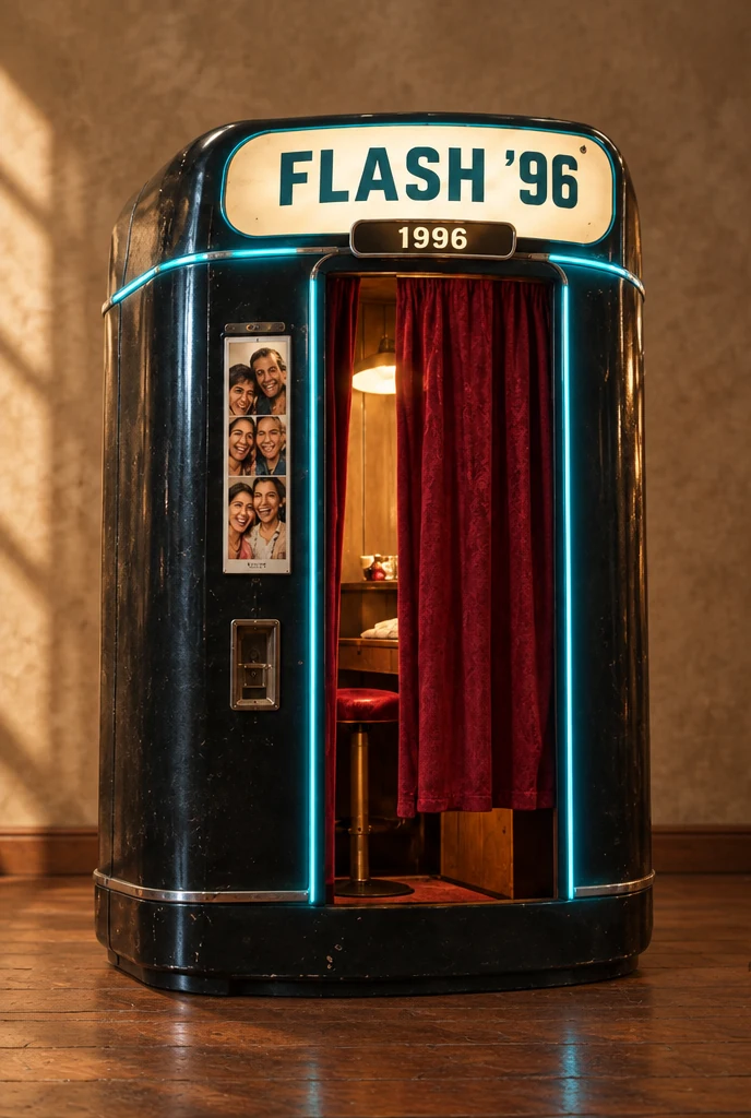 Flash ’96 cabinet, visualised from the original Flashroom app design