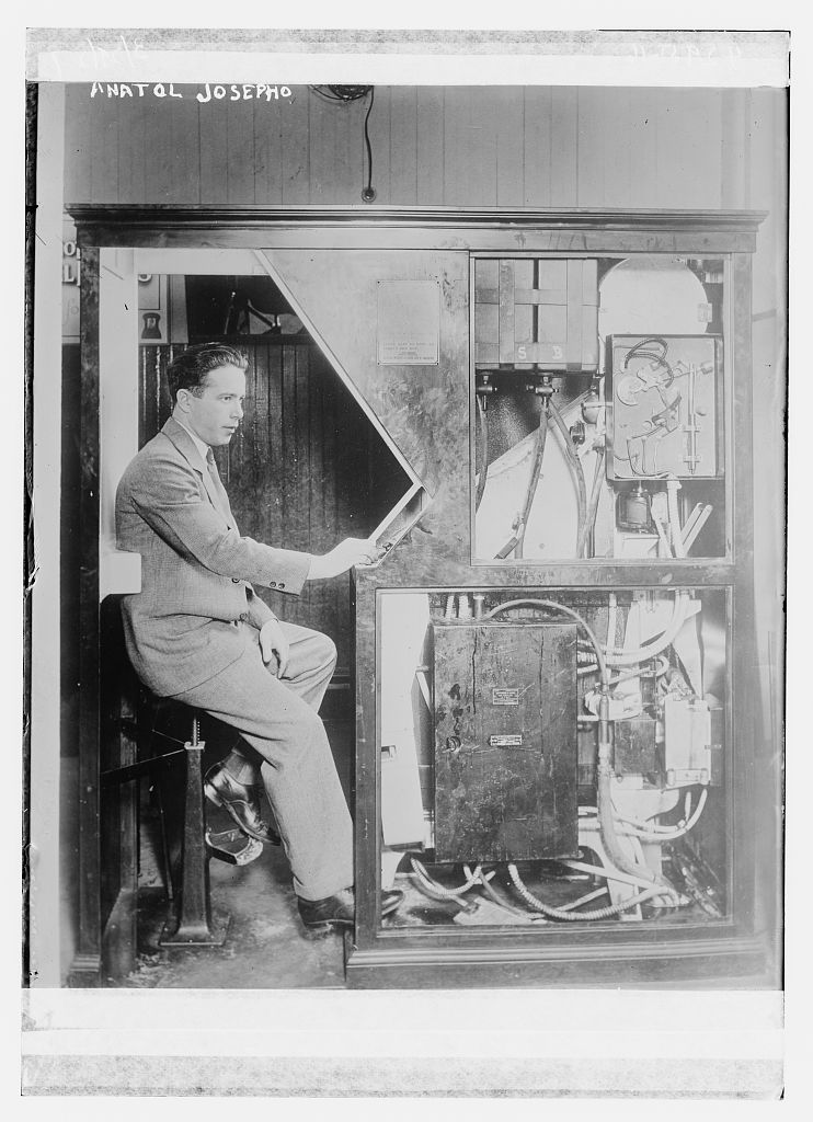 Anatol Josepho in the Bain News Service photograph dated 29 March 1927